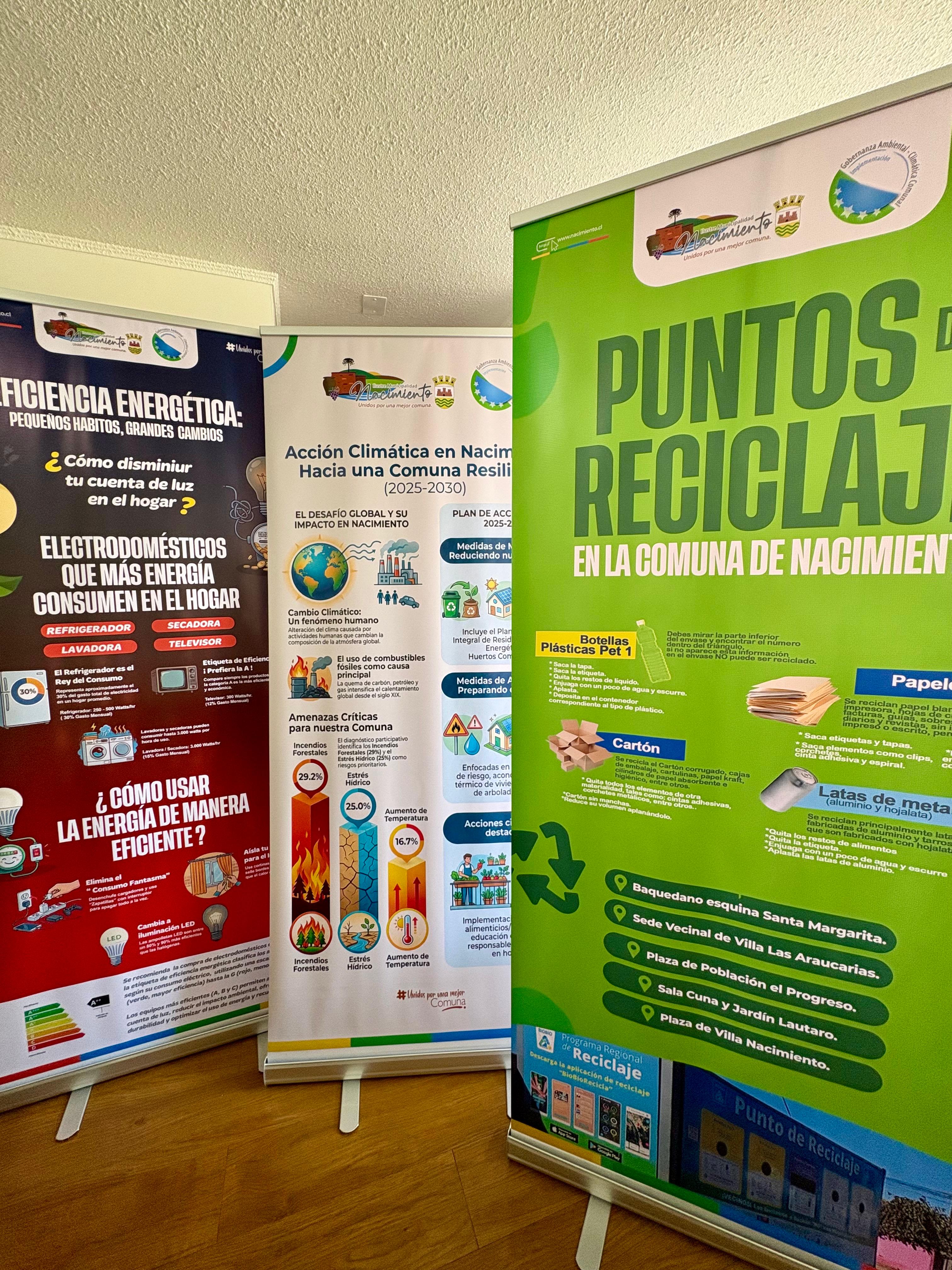Banners informativos para municipalidad