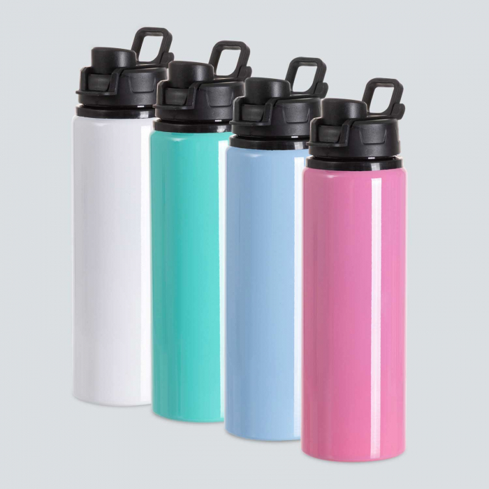 BOTELLA BS DE ALUMINIO CON TAPA CLICK DE 750CC