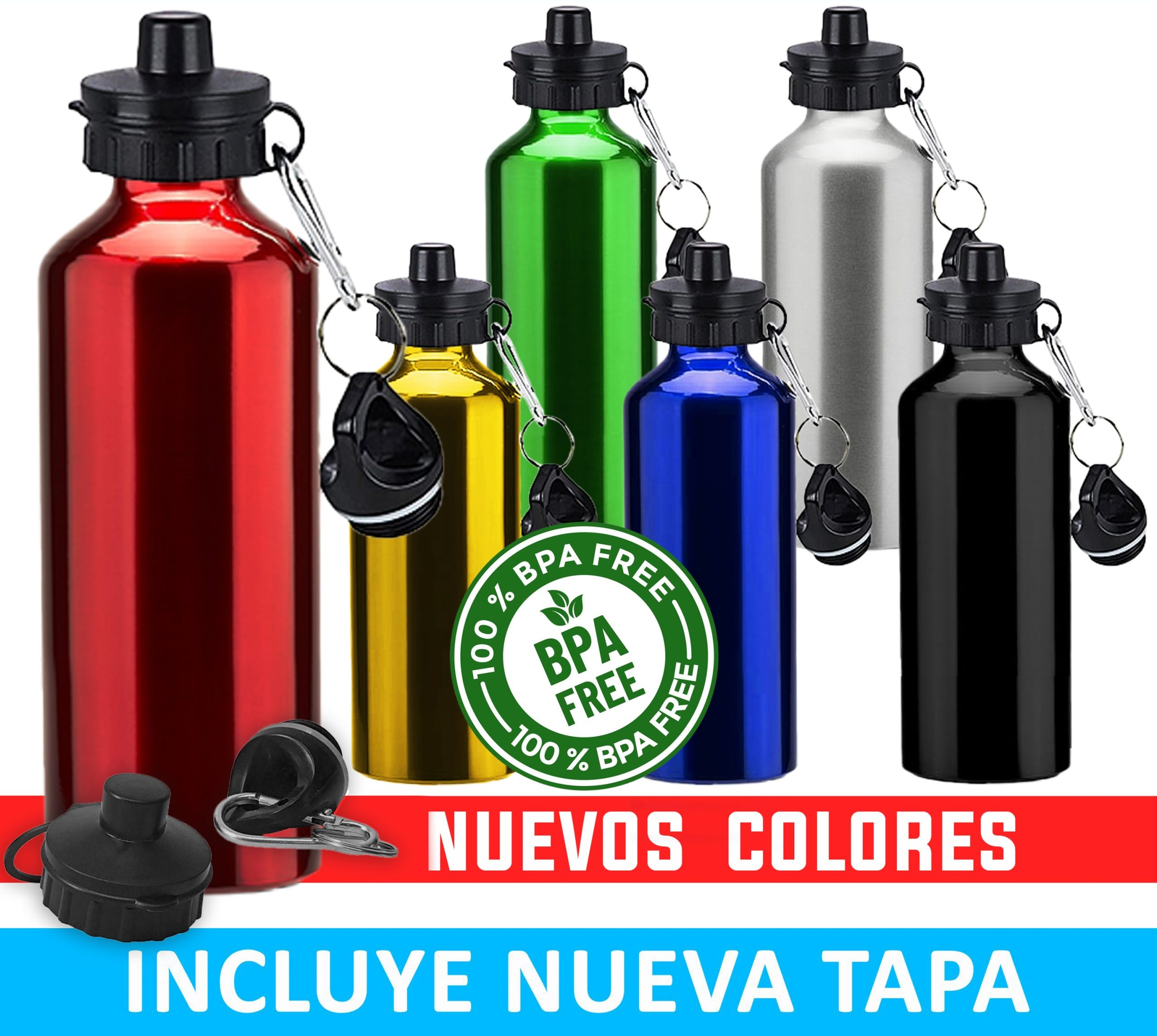 BOTELLA DEPORTIVA ALUMINIO 550CC
