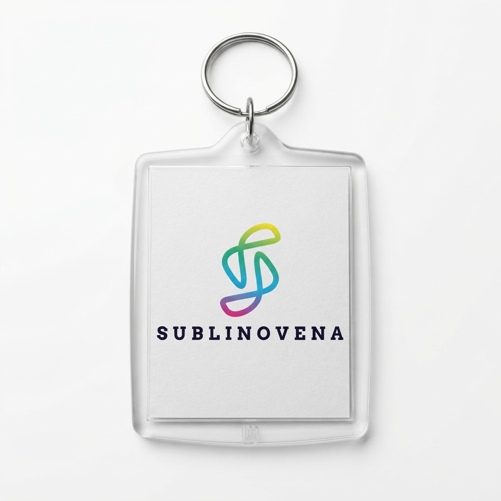 LLAVERO CON PORTA-FOTO ACRÍLICO
