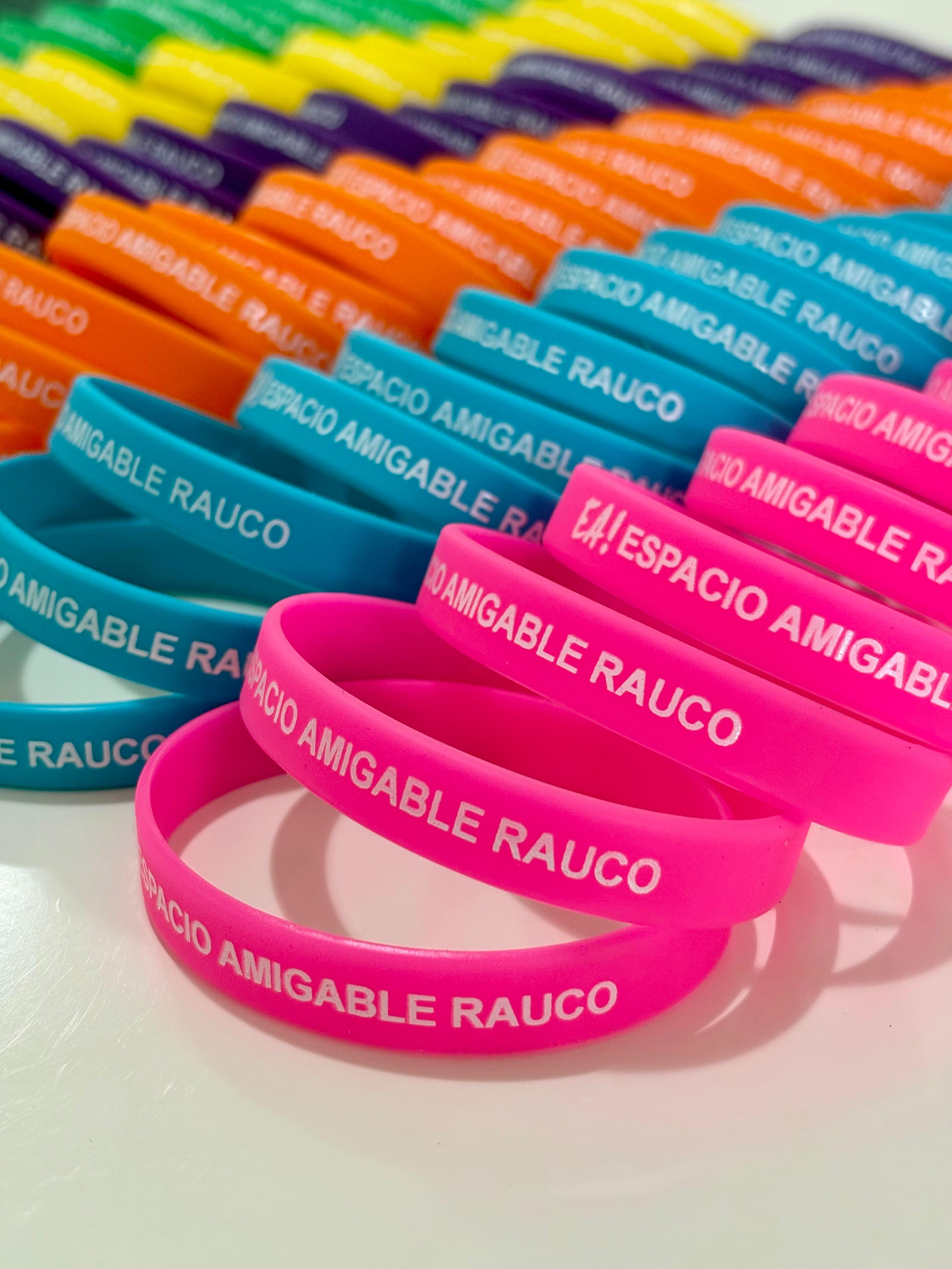 Pulseras de silicona personalizadas